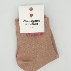 Chaussettes à paillettes Vilaine Lil'moon