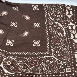 Alternative view of Foulard bandana marron Lil'moon