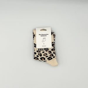 Chaussettes léopard beige Lil'moon