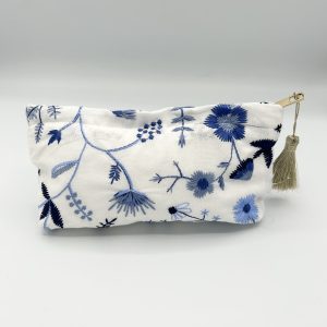 Pochette blanche brodé Lil moon