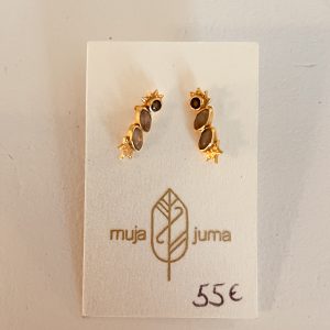 Boucle d'oreille stud Pyxis labradorite MUJA JUMA
