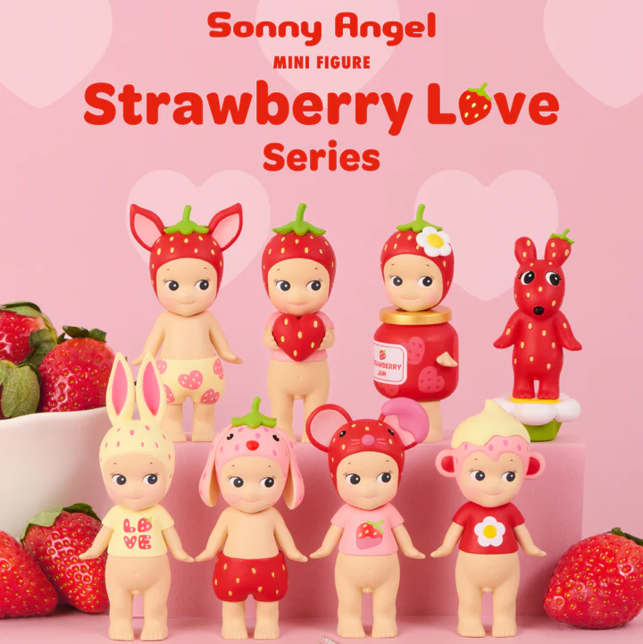 SONNY ANGEL série Strawberry Love Series (1pcs)