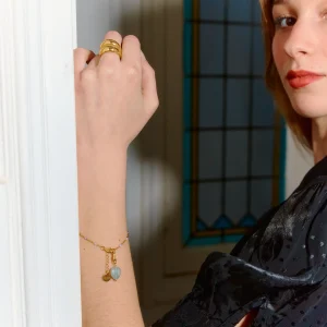 Pendentif Coeur Agat - Light Green PALAS