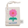 Livre d'éveil imagier fleur rose - Joli Paon Le Petit Souk