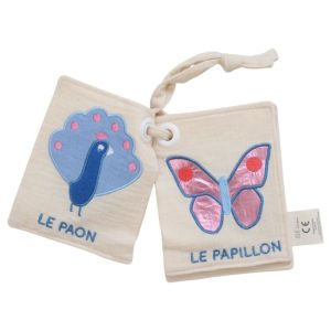 Alternative view of Livre d'éveil imagier fleur rose - Joli Paon Le Petit Souk