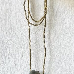 Sautoir ou Bracelet Flower Labradorite