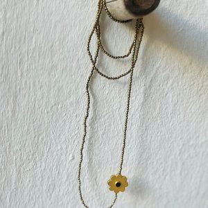 Sautoir ou Bracelet Flower Gold