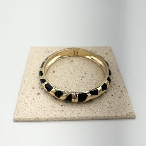 Bracelet acier motif noir  Héliance