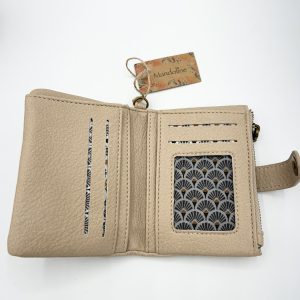 Alternative view of Porte monnaie taupe Mandoline