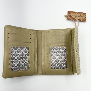 Alternative view of Porte monnaie olive tressé Mandoline