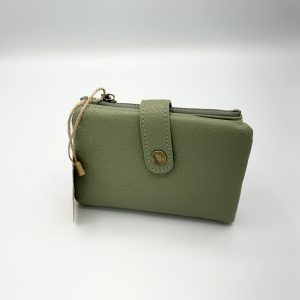 Porte monnaie olive Mandoline