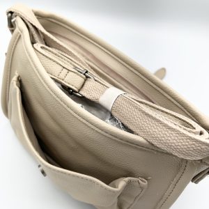 Alternative view of SAC à bandoulière taupe Mandoline