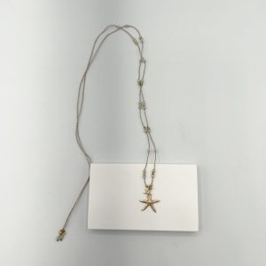 Collier fil amazonite et étoile de mer Marin Sophie Deschamps