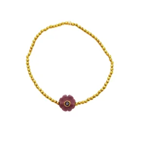 Bracelet Flower améthyste Le monde est stone