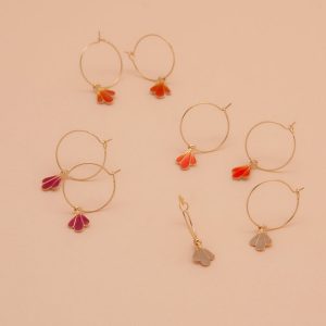 Créoles Shell ADORABLES LES FEMMES A BARBES