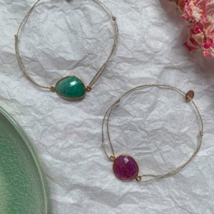 Bracelet pierre fine- Arya Pierre du soleil Sophie Deschamps