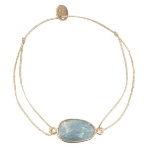 Bracelet pierre fine- Arya Kyanite bleue Sophie Deschamps