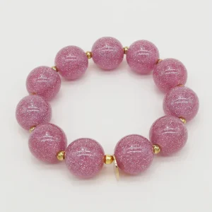 BICHOUS® Ronds pailletés rose SCRUNCHIE IS BACK