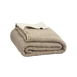 Plaid TIVOLI Lin/ivoire HAOMY