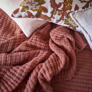 Alternative view of Plaid TIVOLI Mocaccino HAOMY