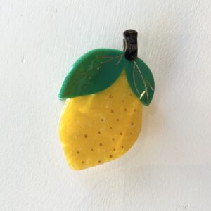 Pince à cheveux citron