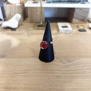 Bague mini pistils séchés rose Héliance