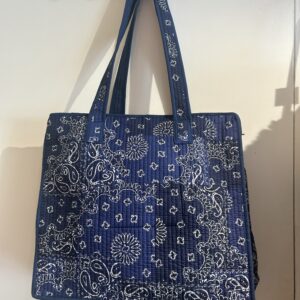 Alternative view of Sac matelassé Bandana bleu Summer Lilmoon