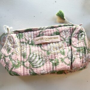 Trousse de toilette - Rose La p'tite cachottière