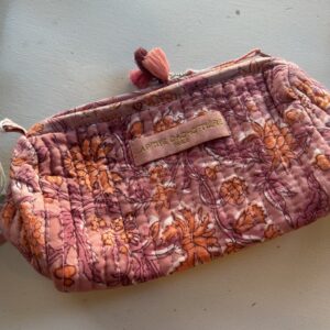 Trousse de toilette -  Rose et orange La p'tite cachottière