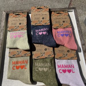 Chaussettes à paillettes Maman Cool Mandoline