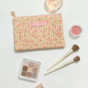 Pochette Plate - Matelassé pétales d’aurore La p'tite cachottière