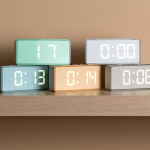 Réveil Audaz white Present Time
