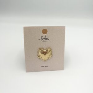 Broche Bohm Paris - Coeur Soleil