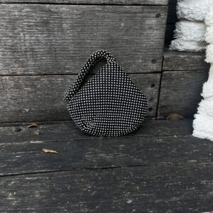 Sac noir à strass Lil'moon