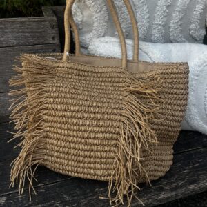 Sac panier en paille MANDOLINE