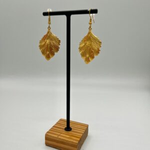 Boucles d'oreilles feuilles Les Cleias