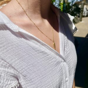 Collier doré poisson LES CLEIAS