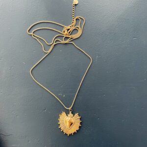Sautoir coeur ex voto Les Cleias