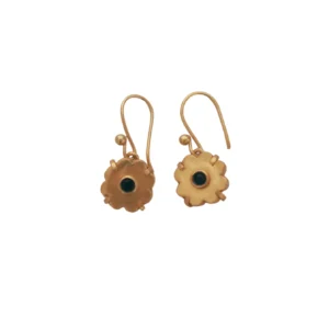 Boucles d'oreilles Flower Gold Le monde est stone