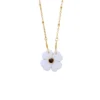 Collier Flower Nacre Le monde est stone