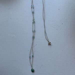 Collier  Dallas turquoise et topaze Sophie Deschamps
