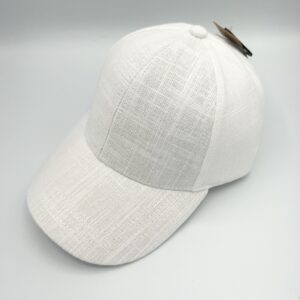 Casquette blanche lin Lil'moon