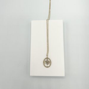 Collier pendentif ovale Héliance