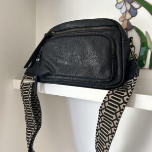 Sac Noir et Taupe MANDOLINE