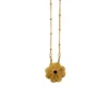 Collier Flower Gold Le monde est stone