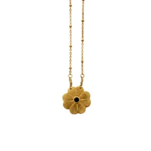 Collier Flower Gold Le monde est stone