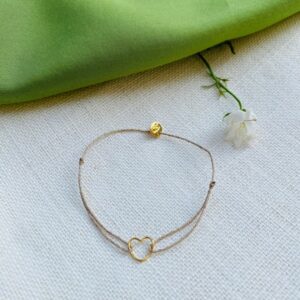 Bracelet coeur plaqué or Sophie Deschamps