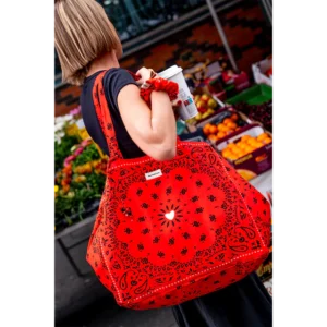 Cabas XXL Bandana rouge Mon petit léon