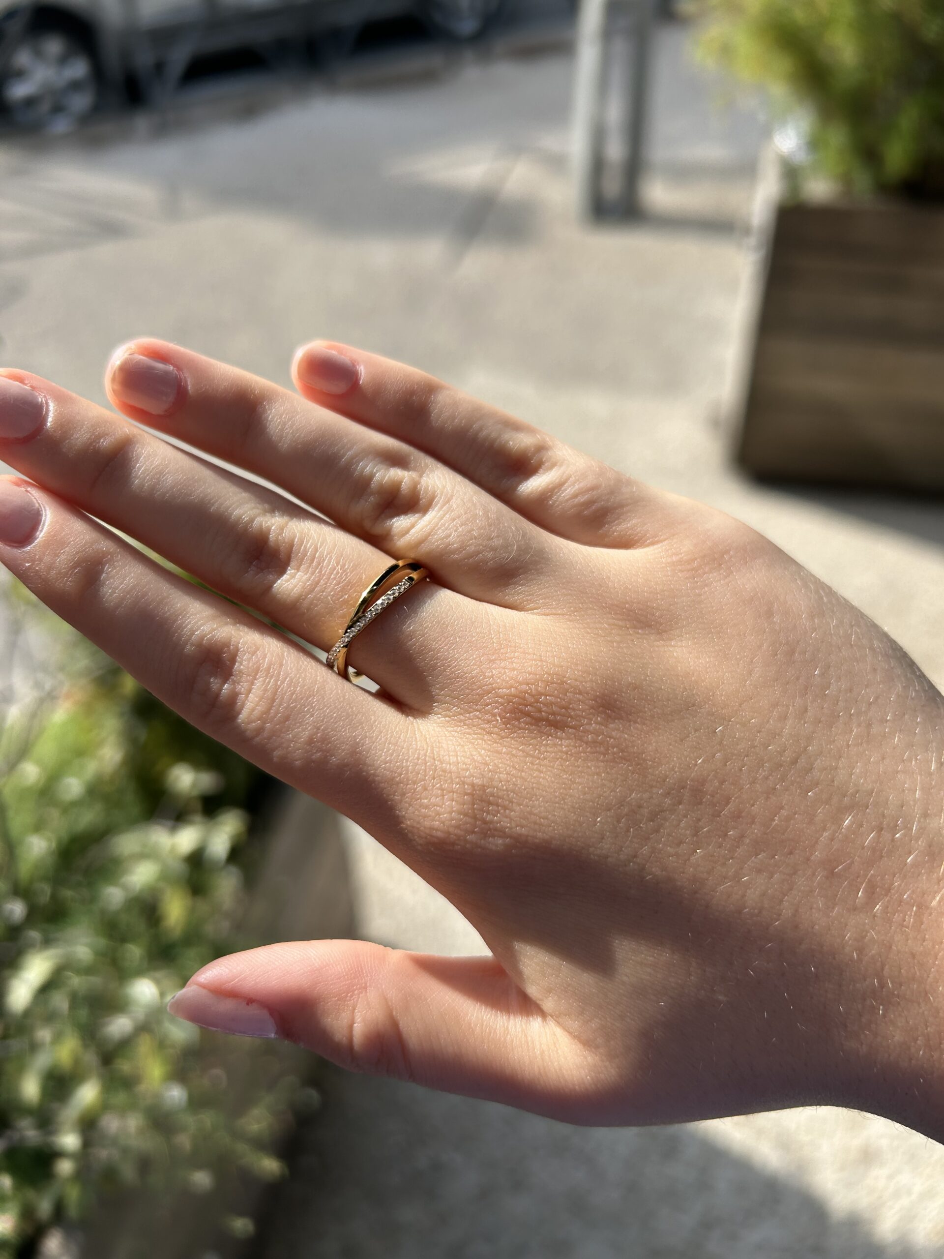 Bague doré Alessia LES CLEIAS