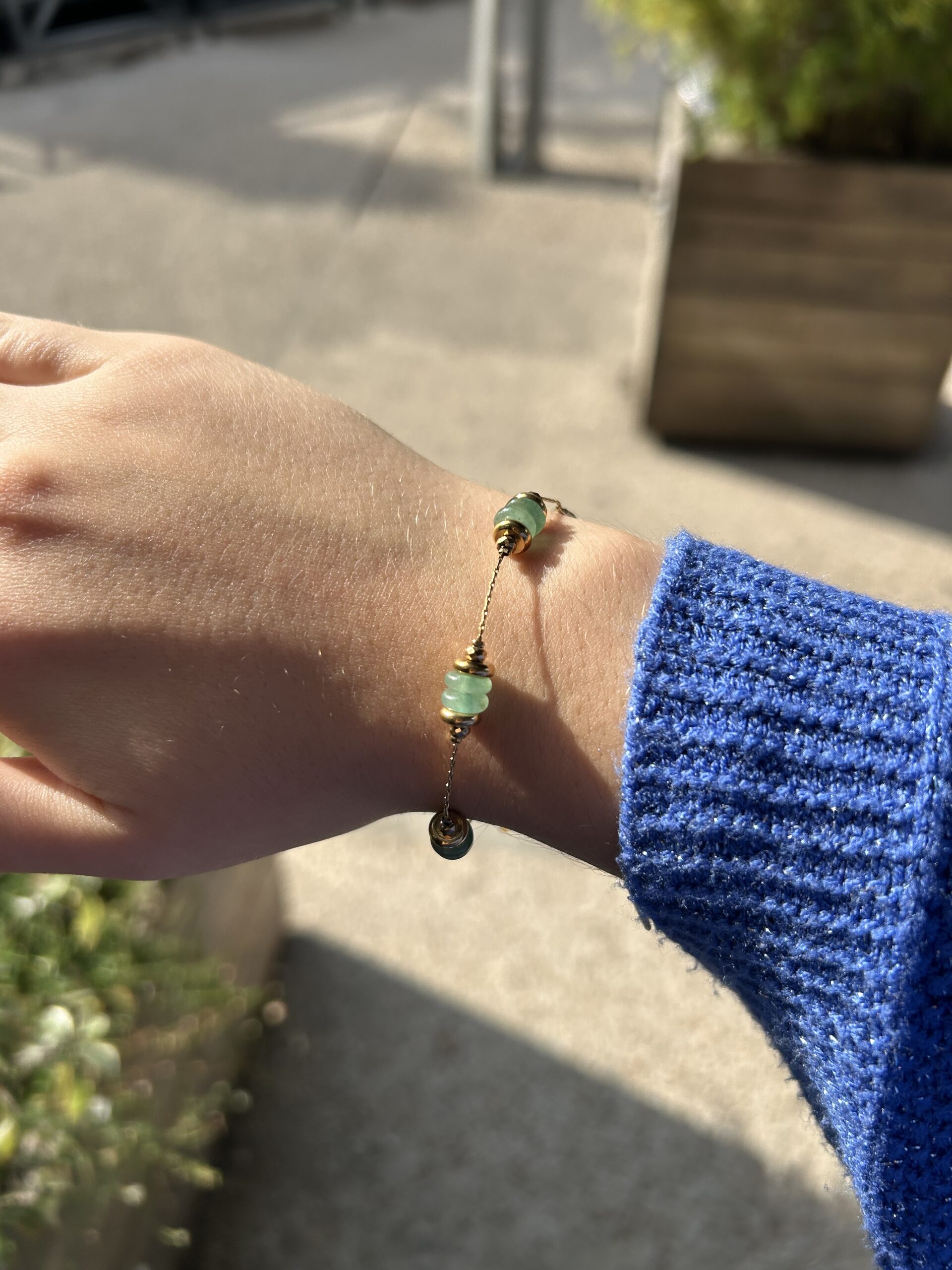 Bracelet Automne perles sapin LES CLEIAS